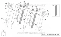 Kaifa front fork - Hubs, sleeves