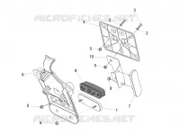 Rear body  II- Plate holder