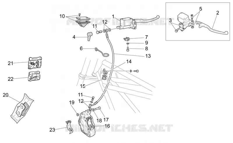 RH Front brake system
