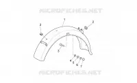 Rear mudguard