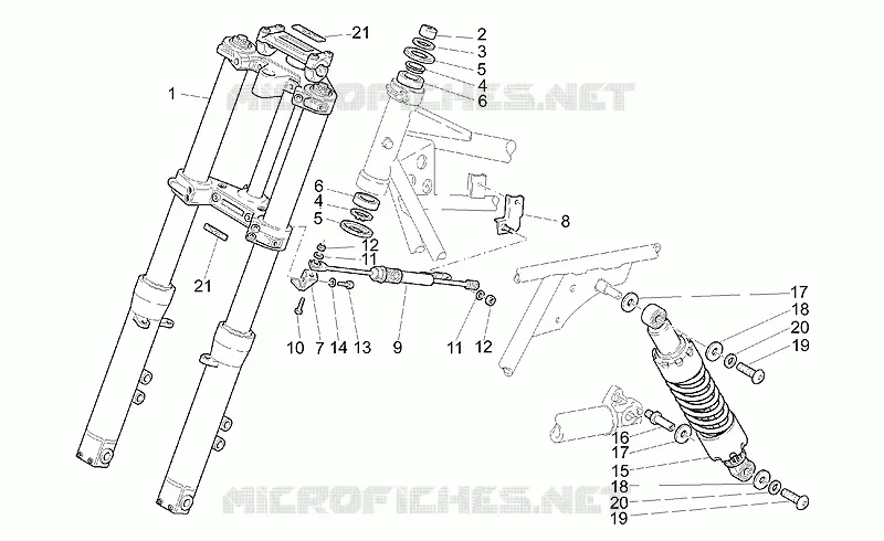 F.fork-R.shock absorber
