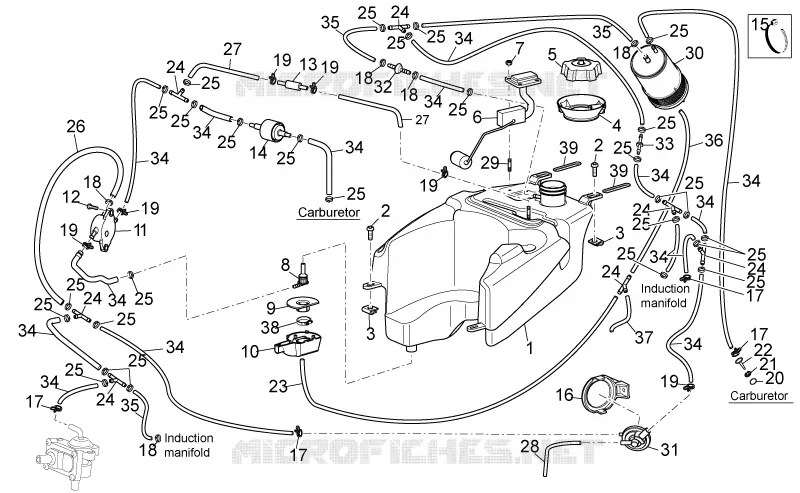 Fuel vapour recover system I