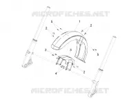 Front mudguard-Pillar