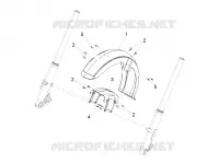 Front mudguard-Pillar