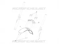 Front mudguard-Pillar