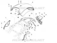 Rear mudguard
