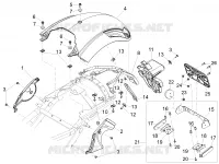 Rear mudguard
