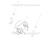 Front mudguard-Pillar