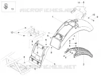 Rear mudguard