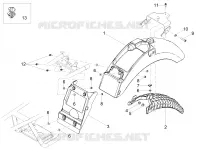 Rear mudguard