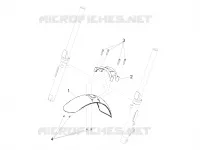 Front mudguard-Pillar