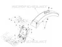 Rear mudguard