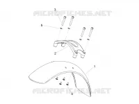 Front mudguard-Pillar