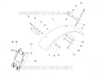 Rear mudguard