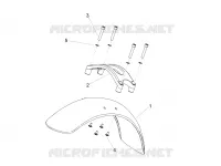 Front mudguard-Pillar