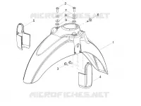 Front mudguard-Pillar