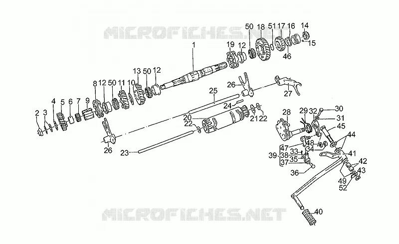 Driven shaft