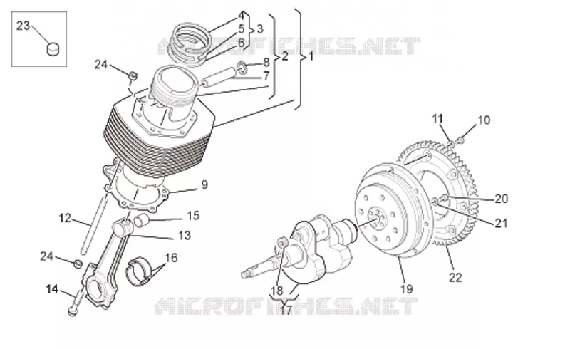 Crankshaft cpl.