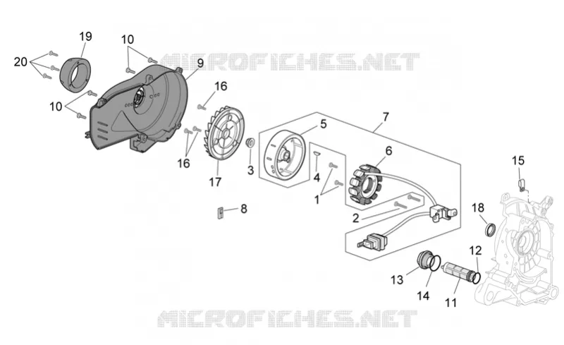 Cdi magneto assy