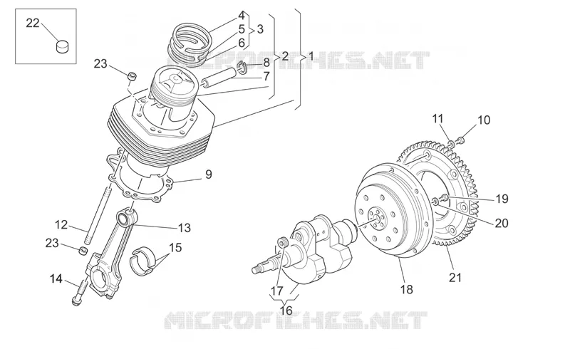 Crankshaft cpl.