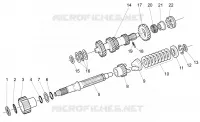 Primary gear shaft