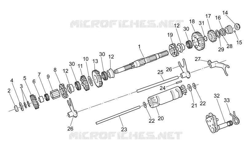 Driven shaft