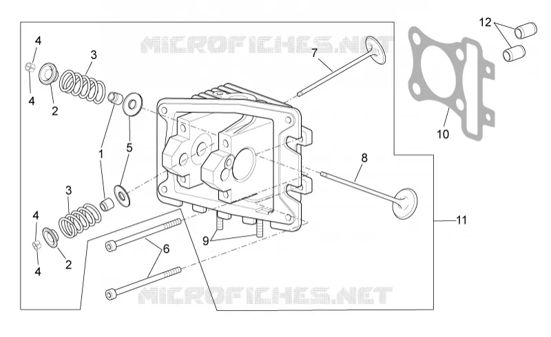 Cylinder head - valves