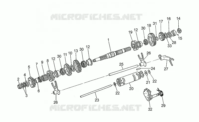 Driven shaft