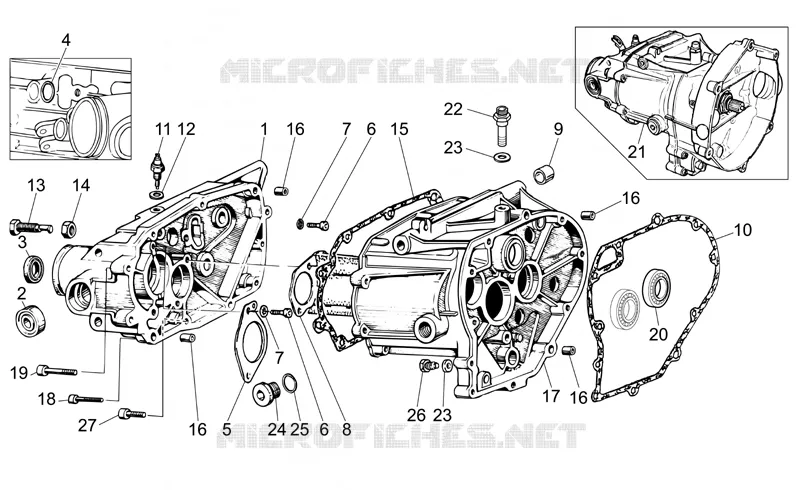 Transmission cage