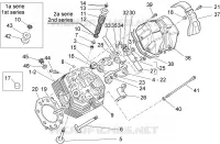 Cylinder head and valves