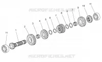 Primary gear shaft