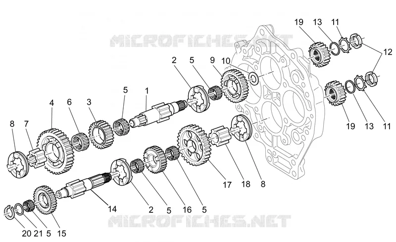Driven shaft