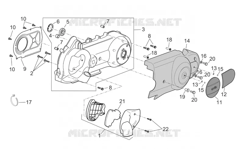 Variator cover