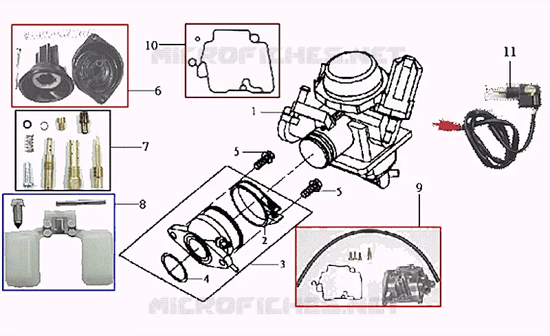 Carburettor cpl.