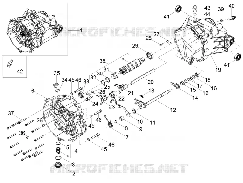 GEAR CHANGE MECHANISM