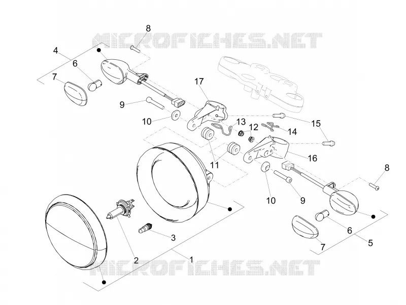Front headlamps