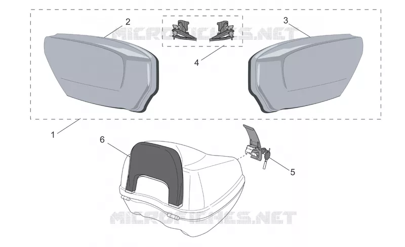 Acc. - Top/cases, side cases