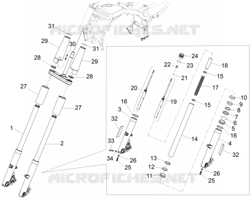 Front fork Sachs