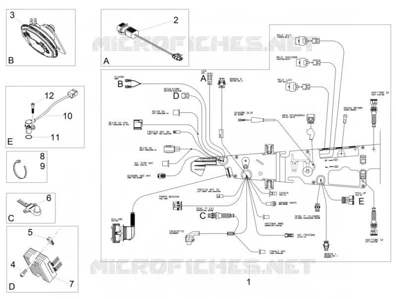 Front electrical system
