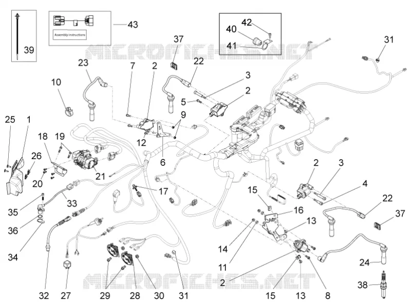 Front electrical system