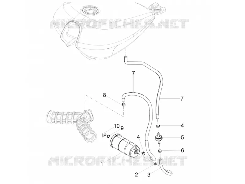 Fuel vapour recover system