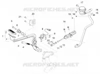 Rear master cylinder