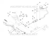 Rear master cylinder