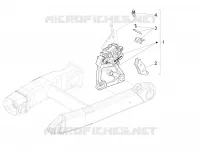 Rear brake caliper