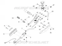 Rear master cylinder
