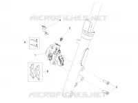 Front brake caliper