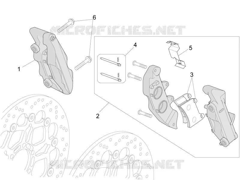 Front brake caliper