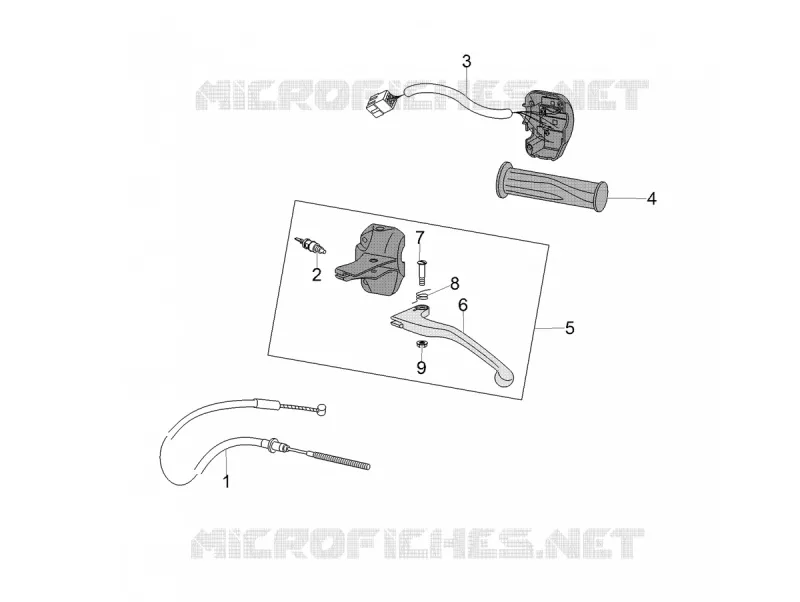 Rear master cylinder